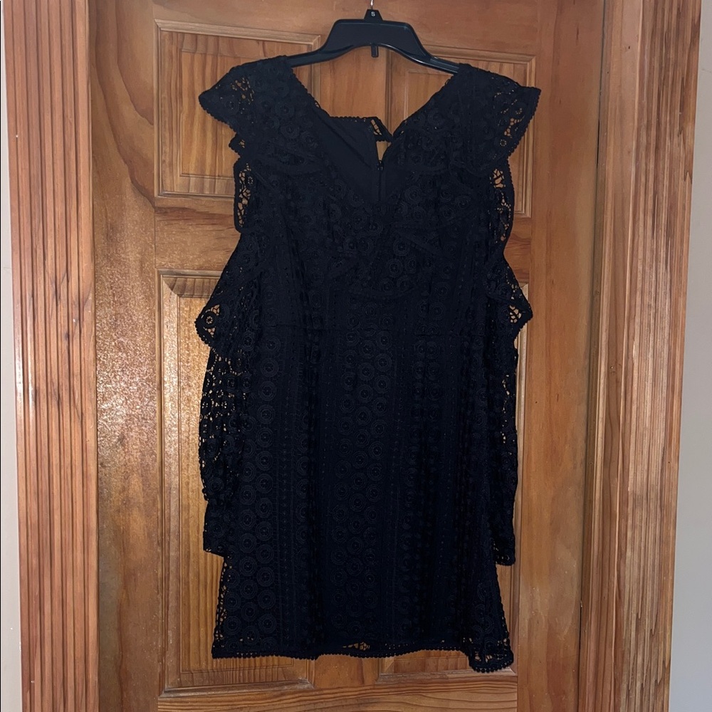 Elegant Black Lace Dress